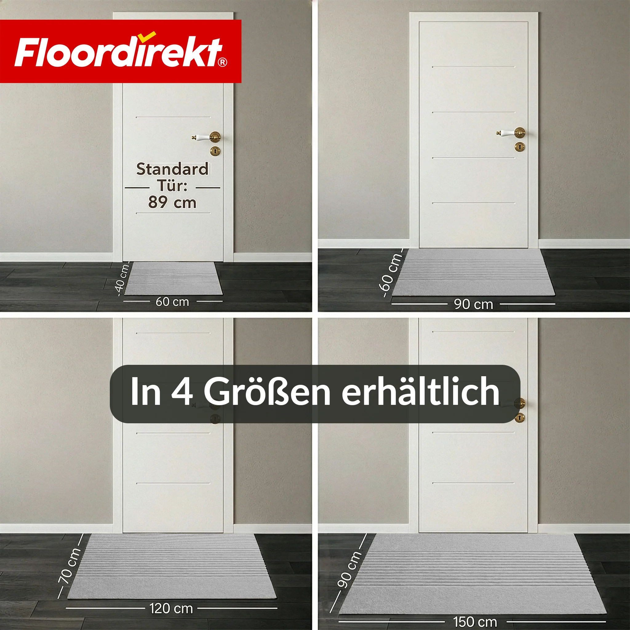 Schmutzfangmatte | Circa | Waschbare Türmatte für Innen & Außen | Rutschfeste Fußmatte mit TPE-Rückseite - Image 52